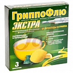 ГриппоФлю Экстра от прост и гриппа лимон пор д/приг р-ра д/внут прим 13г №3 пак арт.12541801