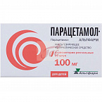 Парацетамол-Альтфарм супп рект 100мг №10 уп конт яч 5х2 арт.59912