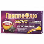 ГриппоФлю Экстра от прост и гриппа черн смород пор д/приг р-ра д/внут прим 13г №3 пак арт.12312301