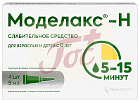 Моделакс-Н р-р д/рект введ микроклизмы 5мл №4 арт.21329101