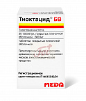 Тиоктацид БВ табл п/пл/о 600мг №30 фл т/с пачка карт арт.19330601