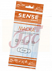 Маска мед Sense однораз голуб №5
