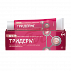 Тридерм крем д/наруж прим 15г туба