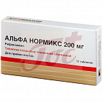 Альфа Нормикс табл п/о 200мг №12 арт.16945601