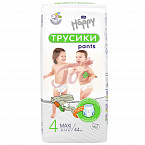 Хэппи Бэби подгузники-трусики макси р.4 8-14кг №44 арт.17830101