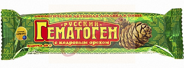 Гематоген Русский с кедровым орехом 40г арт.48918